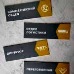 Таблички на дверь