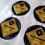 Объемные наклейки с логотипом