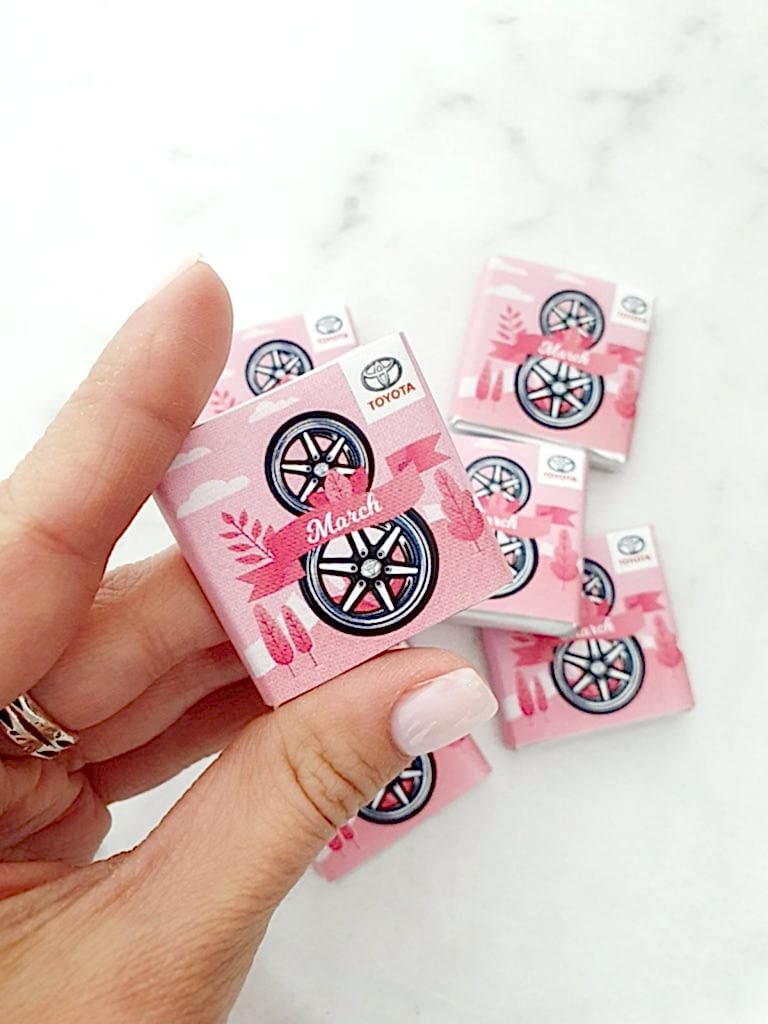 Печать на воздушных шариках Шоколад с логотипом